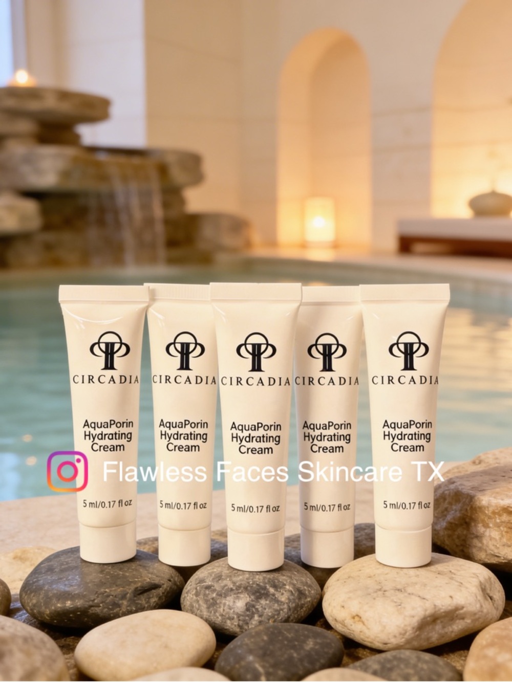 Circadia AquaPorin Hydrating Cream — Moisturizer- (5) samples/travel- exp 7/28